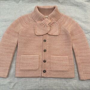 Misha & Puff faded rose sample scout cardigan NWOT